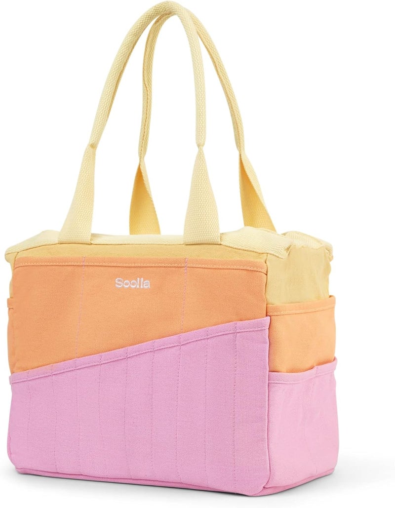 Soolla Studio Bag: Art Supply Storage Organizer & Pottery Tool Bag, Washable Tote, Yarn Bag, Crochet, 30 Pockets, 15+ Colors (Becca Sands) - Image 3